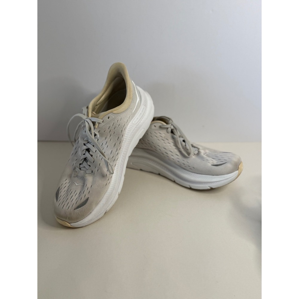 Hoka Kawana Nimbus Cloud White Running Shoes Womens 9.5 1123164 NCW